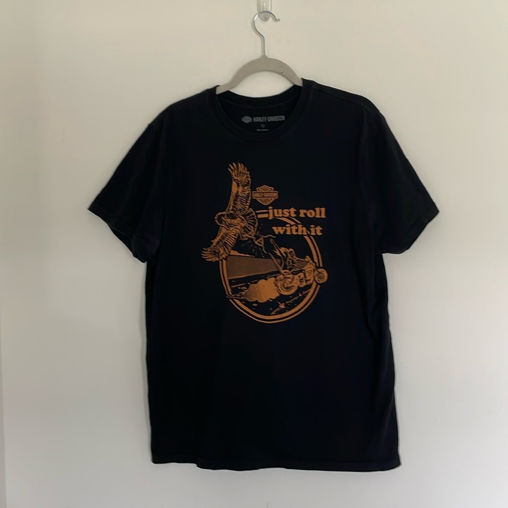 Black Harley-Davidson Shirt Men XL